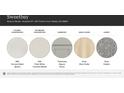 Selection of interior design samples showcasing kitchen countertops, bathroom countertops, cabinetry, hard floors, and carpet at 6271 Fairfax Ct, Maiden, NC 28650