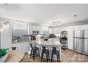 Modern kitchen with granite countertops, stainless steel appliances, and a cozy breakfast bar at , Hickory, NC 28601
