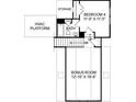 Floor plan showcasing a bonus room, a bathroom, storage and bedroom 4 at 2014 Mantle Ridge Dr, Indian Trail, NC 28079