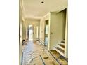 Spacious entryway with unfinished staircase welcomes you into the home at 0 6Th Nw St, Hickory, NC 28601