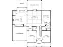 First floor floor plan shows kitchen, dining, living, and 2 car garage at 304 Balboa St, Matthews, NC 28104