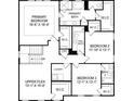 Upstairs floor plan including a primary bedroom, flex space, and three additional bedrooms at 419 Balboa St, Matthews, NC 28104