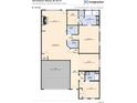 First floor plan of a home at 234 Pintail Dr, Monroe, NC 28110 at 234 Pintail Dr, Monroe, NC 28110