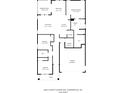 Detailed floor plan showcasing the layout with measurements at 3624 County Down Ave # 5-14, Kannapolis, NC 28081