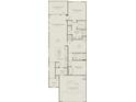 Detailed floor plan showcasing the layout of the home with multiple rooms and attached garage at 1614 Shoals Ave # 151, Belmont, NC 28012