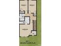 Second floor plan features a Primary suite, two bedrooms, and two full bathrooms at Lot 7 E Rice St, Landis, NC 28088