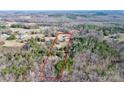 Vast property featuring wooded areas surrounding the residence at 2159 Greenleaf Rd, Clover, SC 29710