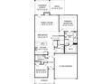 Open-concept floor plan includes a spacious Gathering room, kitchen and primary bedroom suite at 4023 Vista Pine Dr, Charlotte, NC 28215