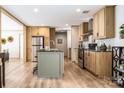 Spacious kitchen with stainless steel appliances, an island with seating, and plenty of storage, perfect for cooking at 00 Old York Rd, Chester, SC 29706
