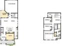 Detailed floor plan showcasing the layout of the home including the kitchen, bedrooms, and living spaces at 17017 Malone Ln, Mint Hill, NC 28227