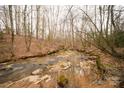 Creek view with lush surroundings, creating a serene and peaceful environment at 351 York Spann Rd, Hamptonville, NC 27020