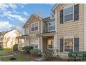 Inviting townhouse complex with well-kept lawns and sidewalks, perfect for comfortable community living at 1228 Liberty Bell Ct, Rock Hill, SC 29732