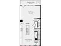 Second floor plan featuring an outdoor living space, gathering area, kitchen and casual dining at 348 Catawba Ave, Davidson, NC 28036