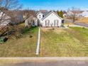 Aerial view of a well-maintained home with a large yard in a suburban neighborhood, highlighting community living at 1756 Tate Rd, Rock Hill, SC 29732