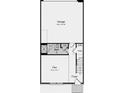 Detailed floorplan featuring a garage, flex room, foyer, bathroom, storage, and stairs at 344 Catawba Ave, Davidson, NC 28036