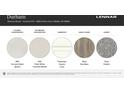 Interior design material palettes showcasing countertops, cabinetry, flooring, and carpet options at 6265 Fairfax Ct, Maiden, NC 28650