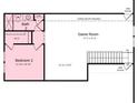 Second story floor plan featuring a bedroom, bath, and game room at 126 Goorawing Ln, Mooresville, NC 28115