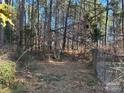 View of wooded lot with wire fence at 1406 Ratchford Dr, Dallas, NC 28034