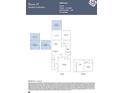 Detailed floor plan of the Dove II Garden Collection, a 2-story home with a covered patio and 2-car garage at 8421 Norman Forest Rd, Lancaster, SC 29720