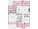 Layout of a home's first floor plan, including the kitchen, dining, garage, and outdoor living space at 3009 Tramore Dr, Harrisburg, NC 28075