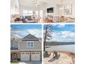 Inviting living room with vaulted ceilings, plush seating, and hardwood flooring at 8513 Loxton Cir, Charlotte, NC 28214