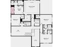 Layout of second floor with owner's suite, bedrooms, laundry and loft at 3017 Tramore Dr, Harrisburg, NC 28075