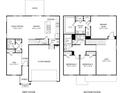 Detailed floor plan showcasing the layout of the first and second floors at 1424 Windy Park Dr, Stanley, NC 28164