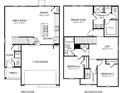 Detailed floor plan showcasing the layout of this two-story home with the primary suite upstairs at 4007 Bufflehead Dr, Charlotte, NC 28269