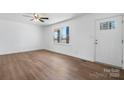 Bright entryway with decorative door, stylish floors and ample natural light at 2028 Hendil St, Conover, NC 28613