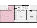 Second floor layout featuring a gameroom, loft, bedroom 5, and bath 3 at 143 Glenn Dr, Mooresville, NC 28115
