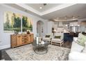 Inviting living space with stylish decor that flows into an adjacent open-concept kitchen at 413 Newstyle Way # 5, Cramerton, NC 28056