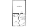 Floorplan showcasing a study and 2-bay garage at 15340 Ballancroft Pkwy # 15, Charlotte, NC 28277