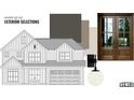 Rendering of exterior finishes showing siding, stone, and windows, creating a cohesive and modern design at 44401 Us 52 N Hwy, Richfield, NC 28137