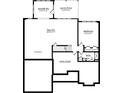 Basement floor plan featuring a bedroom, rec room, summer room and large storage space at 2113 Nims Village Dr, Fort Mill, SC 29715
