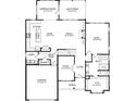 Floor plan featuring a large kitchen, Gathering room, study, and primary bedroom suite on the first floor at 2113 Nims Village Dr, Fort Mill, SC 29715