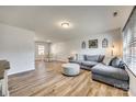 Spacious living room features modern flooring and plenty of natural light at 1076 Westminster Dr, Lancaster, SC 29720