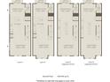 Layout of the second floor showcasing living and dining room options with balconies at Lot 34 Old Pineville Rd, Charlotte, NC 28217