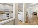 Well-maintained kitchen features modern appliances and an open floor plan at 3465 Caldwell Ridge Pkwy, Charlotte, NC 28213