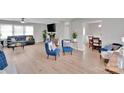 Bright and spacious living room with hardwood floors, neutral walls and ample natural light at 905 Blalock Dr, Kings Mountain, NC 28086