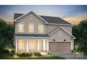 Charming two-story home with brick accents and a covered front porch at 5220 Hatcher Creek Rd # 56, Charlotte, NC 28215
