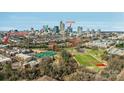 Aerial view showcasing the proximity to Uptown Charlotte, parks, highways, and Plaza Midwood at 904 Van Every St, Charlotte, NC 28205