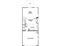 Open floor plan with kitchen, breakfast area, Gathering room, pantry, powder room and two-car garage at 3532 Nimbell Rd, Monroe, NC 28110