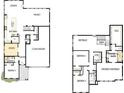 Layout showcases an open-concept living area, kitchen with island, study, and multiple bedrooms with walk-in closets at 11208 Shreveport Dr, Huntersville, NC