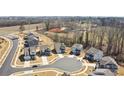 An aerial view of the home's location in a well-planned cul-de-sac community at 491 Creevy Nw Dr, Concord, NC 28027