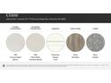 Selection of kitchen and bathroom countertops, cabinetry, hard floors, and carpet samples at 151 Mountain Bridge Way, Statesville, NC 28625