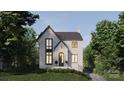 Elegant two-story home with manicured lawn and arched doorway, blending classic design with modern curb appeal at 1645A Lombardy Cir, Charlotte, NC 28203