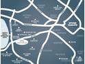 Map showing Aurora Townhome's location near Uptown Charlotte, the airport and interstates at 5007 Nimes Rd # 28, Charlotte, NC 28208