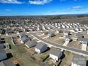 Extensive aerial view of a neighborhood with well-spaced homes, showcasing the community's layout and design at 358 Caffee Dr, Kings Mountain, NC 28086