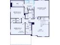 Second floor plan showing layout of the Owner's Suite, bedrooms, loft, laundry and bathrooms at 9508 Coast Laurel Nw Ave, Concord, NC 28027