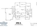 First floor plan featuring a kitchen, great room, primary suite, and three-car garage at 1121 Mesa Way # 43, Marvin, NC 28173
